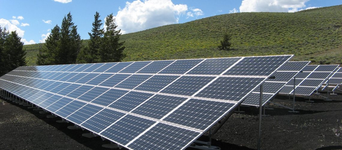 black and silver solar panels 159397