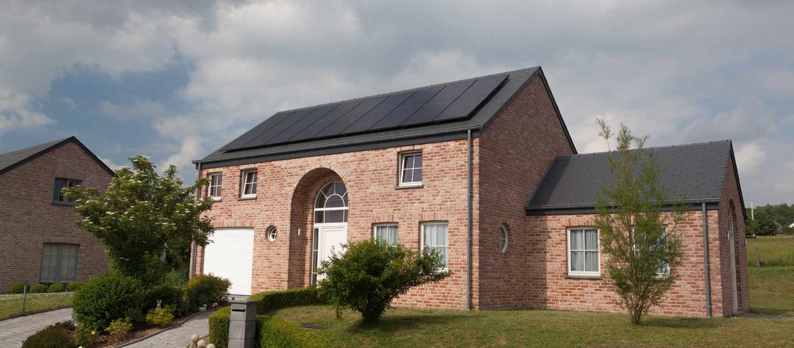 solar panel on residential roof2